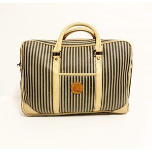 Vintage Fendi Vinyl Striped Laptop Bag